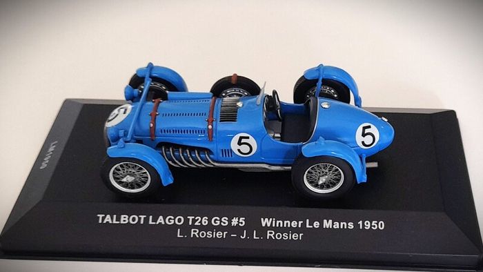 Diecast Model Le Mans Winning Talbot-Lago T26GS 1950 - IXO 1:43