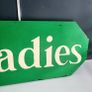 Hand painted, wooden LADIES sign Image 3