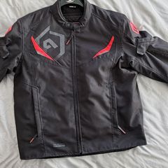 Motorcycle jacket and gloves