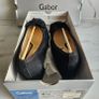 Gabor ladies shoes pumps hooty bow suede leather black RRP 105 euro size UK 4.5 EU 37.5 perfect for back to school new & boxed Image 6