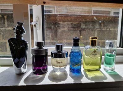 Men's 6-Bottle Fragrance Bundle (Lattafa, Afnan, Versace, Halloween Man)