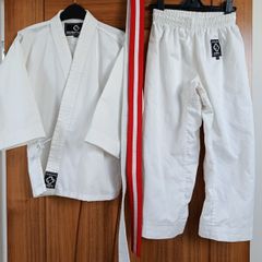 Mayo Karate Academy suit and belts