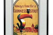 framed Guinness print