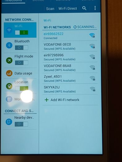 Samsung Galaxy Tab 4, White, 7 inch, 8GB, in excellent condition