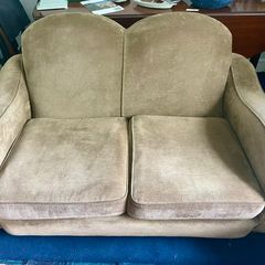Original Art deco Sofa & 2 Armchairs
