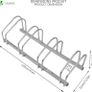 4 Bike Stand Floor or Wall mounted bike rack for garage Bicycle Parking rack Cycle Storage Locking Stand Image 4
