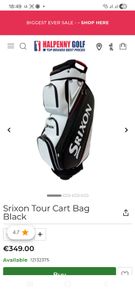 Srixon Tour Cart Bag and ORKA RS1X Irons
