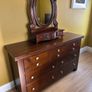 Solid Mahogany Chest of Drawers with Mirror Image 9