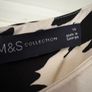 Black/Ivory size 16 dress, M & S. Image 3