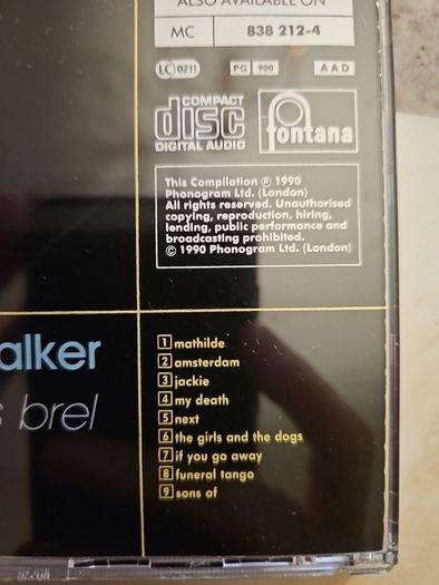Scott Walker 4 CD Lot