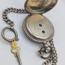 Old Pocket watch and stand Image 9