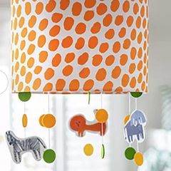 Kids curtains & light shade