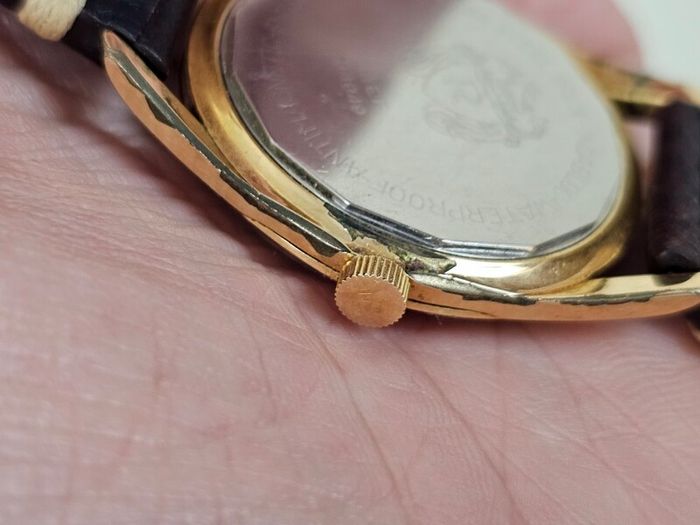 Vintage Swiss Made Richard Incabloc Gold Plated watch 1960s