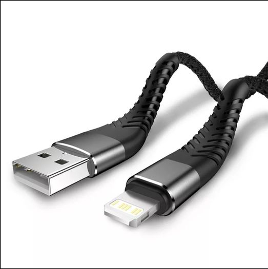 1m/2m/3m Long Lightning iPhone Charger for Apple iPhone 12 11 X 6 5 7 8 USB Cable