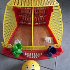 novelty magic 8 ball and arcade basketball
