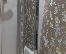 Bevelled champagne tall wall Mirror