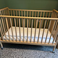 Zara carved wooden cot
