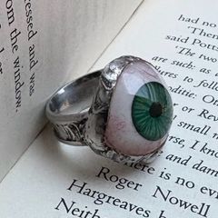 1 Custom Made I Only Have Eyes for You Handcrafted Eye Ring