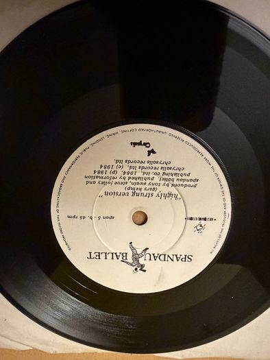 Spandau Ballet Highly Strung Original 1984 7inch Vinyl