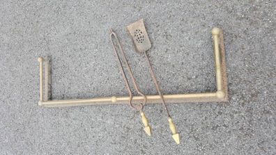Fire Surround & irons.