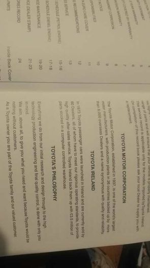 Toyota Corolla E11 Owner's Manual Handbooks & Wallet
