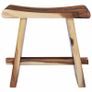 Stool Solid Suar Wood and Polyresin Image 3