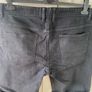 Next Black regular Fit Stretch Denim Shorts waist 36 Image 3