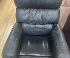 Black Leather Recliner