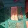 Brand new Kaixi Sample celadon lace bralette and thongs set size S cup 34 B Postage included Image 4