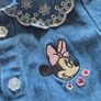 0-3m, Minnie Mouse Soft Denim Dress Image 3