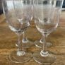Antique Champagne and Sherry glasses Image 5