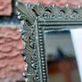 Antique Italian Brass Framed Mirror Image 2