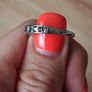 Silver ring size P Image 2