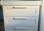 Mamas and Papas changing Table and Shelves Atlas Nimbus white