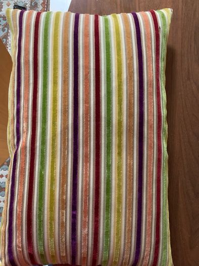 cushion colored stripes