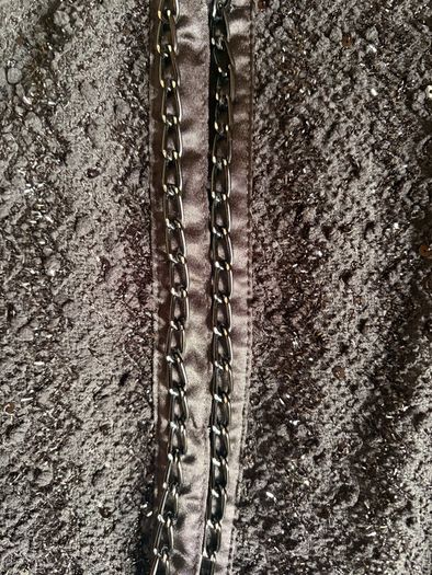 Libra vintage jacket black chain trim chanel style chic classic