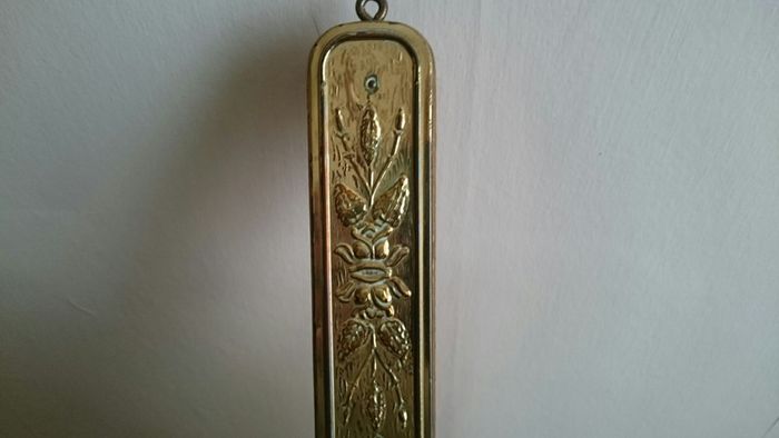 Antique Brass Clothesbrush.
