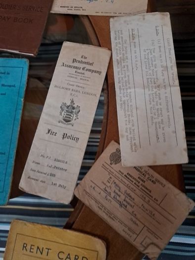 Vintage Soliders Paperwork