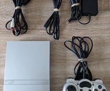 PS2 console with controller