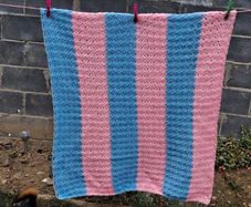 Hand made crochet blanket
