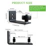 Adjustable Wall Mounted Door Guide with 8 Different Setups Black Powder Coated Barn Door Image 2
