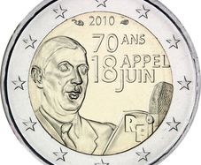 France 2 Euro Commemorative Coin 2010 - Appeal of June 18. Uncirculated.