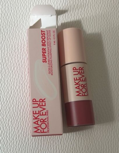 Make Up For Ever Super Boost Moisturising Plumping Effect Lip Gloss 9ml Shade Boundless Berry