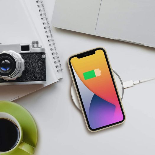 Liquid Silicone Case For iPhone 12 Pro Max Luxury Thin Soft Phone Cover New Grey - FHT7IP12PMLK