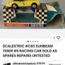 Scalextric slot cars. Yellow Sunbeam Tiger & Blue Triumph. Image 7