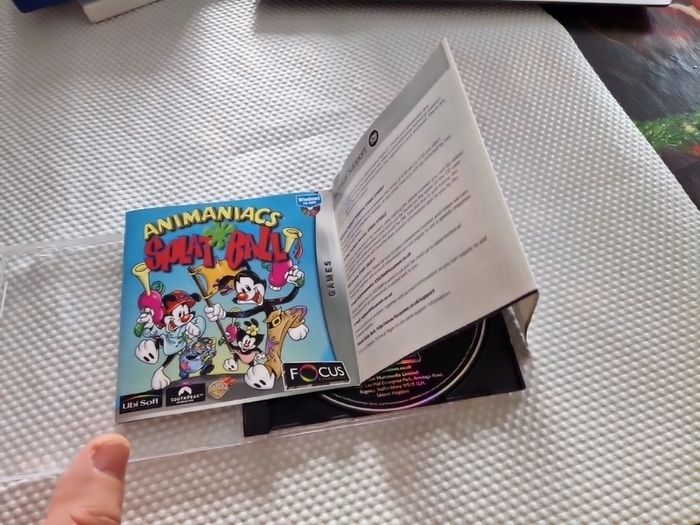 Animaniacs Splat Ball Windows Pc Cd Rom Games Original