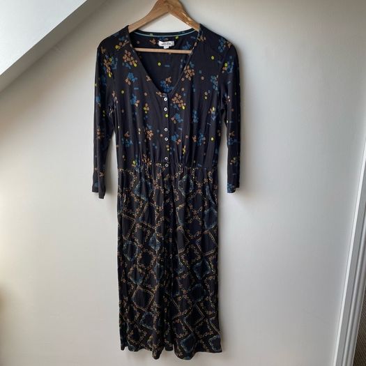 White Stuff Mia Jersey Midi Dress with Pockets