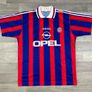 Genuine Vintage 1995 Adidas Bayern Munich Home Mehmet Scholl Jersey Shirt Mens Large Image 3