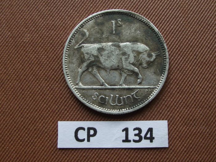 Irish Republic. Silver Shilling (1942)