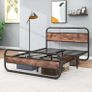 King Bed Frame with Headboard Image 4